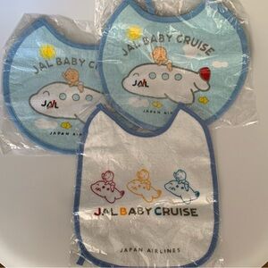Baby Cruise Bib Set - Blue and White